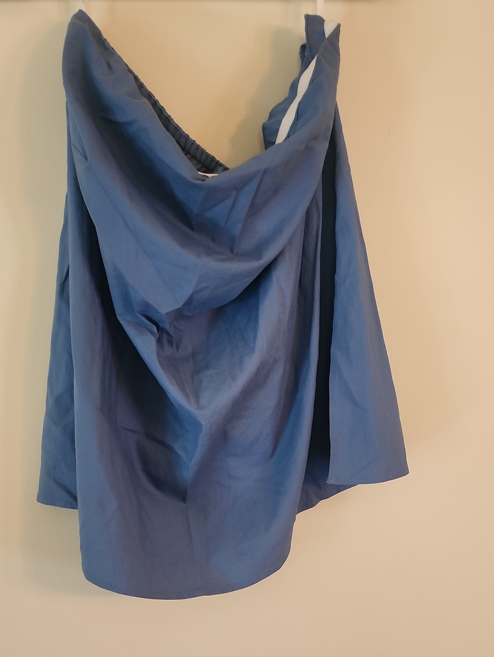 Elloqui  tube style  Blue Tunic Top